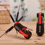 8 in 1 Screwdrivers Tool with Flashlight