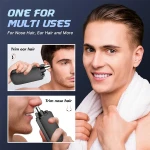 Premium Quality Rechargeable Nose Hair Trimmer (Painless & Precision)